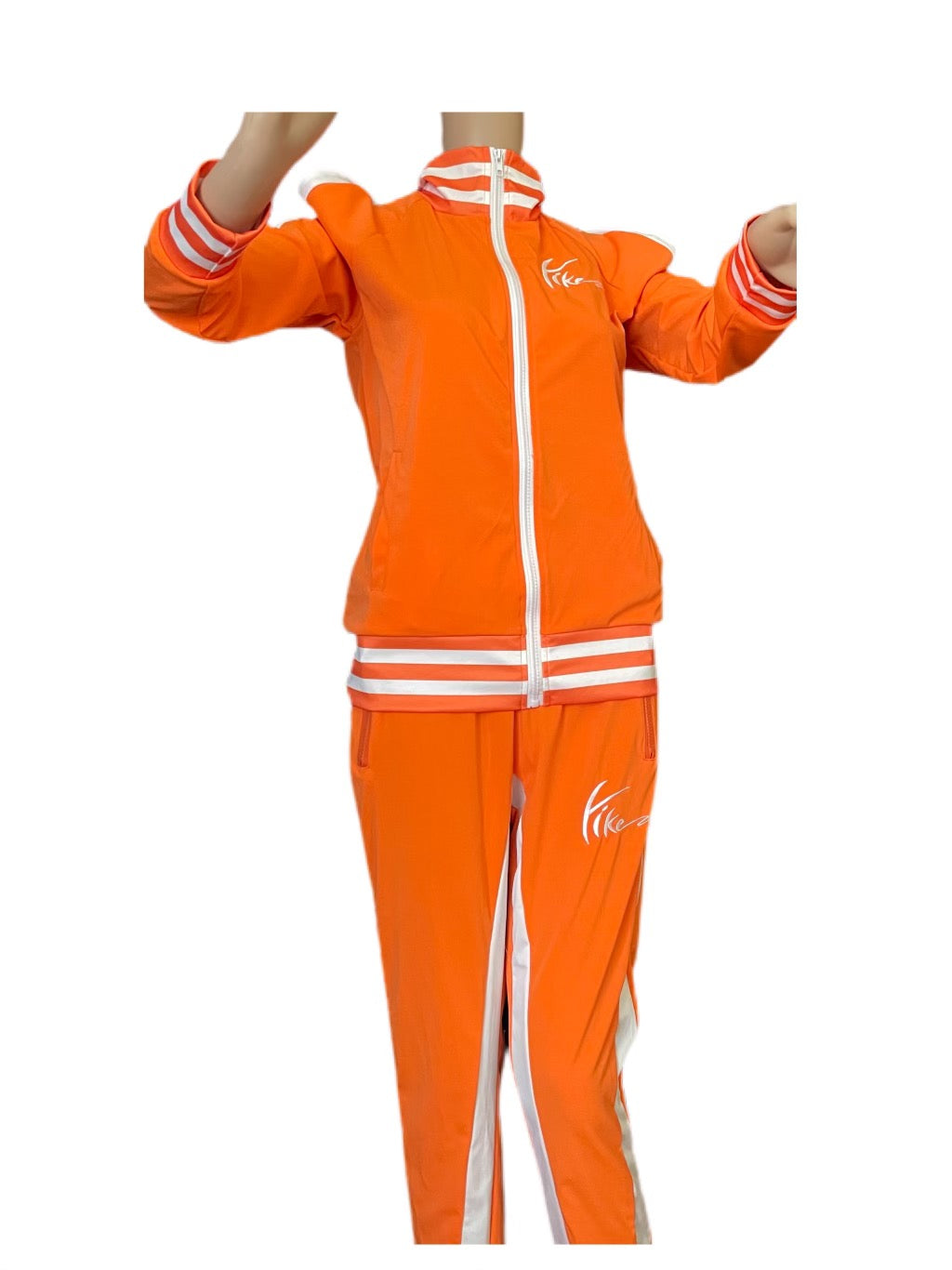 Orange Female Track Suit – Yike Apparel Clothing