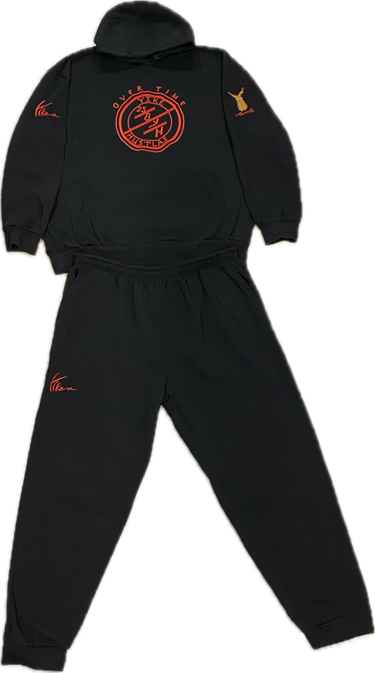 Black with Red 25/8 Mens Joggers