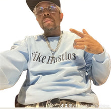 Load image into Gallery viewer, Sky Blue Yike Hustlas Mens Embroidery Hoodies
