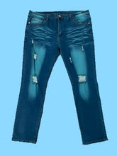 Load image into Gallery viewer, Blue Jeans with Blue Yike Mens Pants
