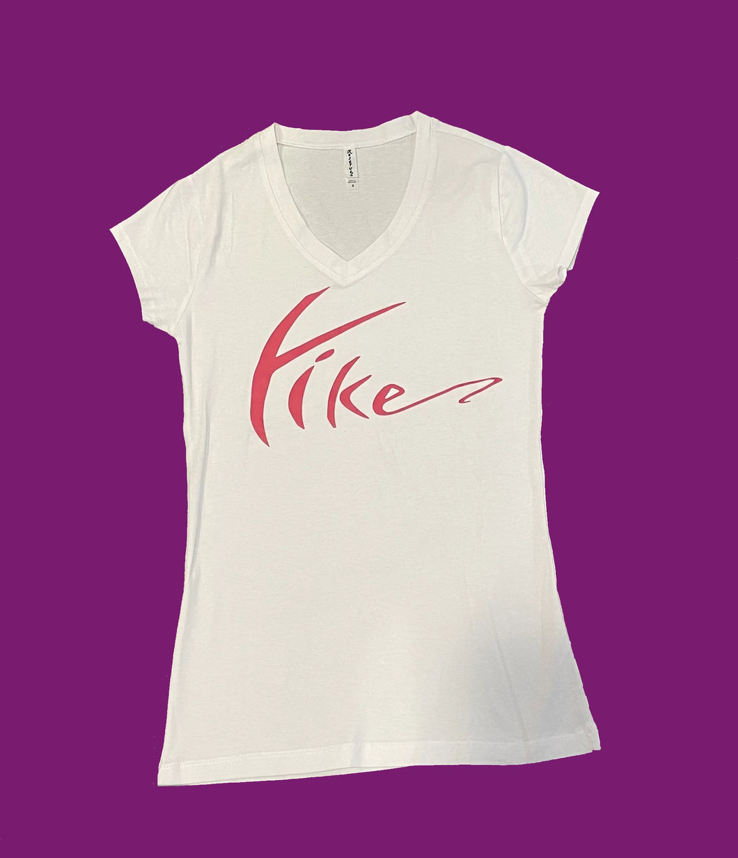 Women T-Shirts white/Pink Logo