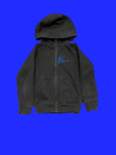 Load image into Gallery viewer, Childrens Black zip-up hoodie with IceYike
