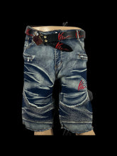 Load image into Gallery viewer, Dark Ash Wash Denim Mens Shorts
