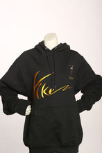 Load image into Gallery viewer, Black &amp; Yellow Yike Logo Mens Embroidery Hoodies
