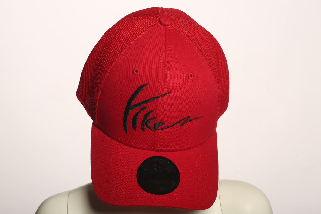 Red Signature Black Logo Ball Cap