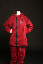 Load image into Gallery viewer, Red and Black Mens Track Suit
