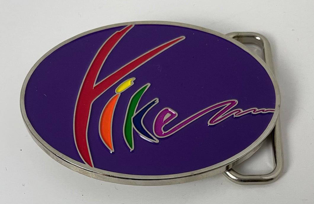 Purple Belt Buckle With rainbow Yike